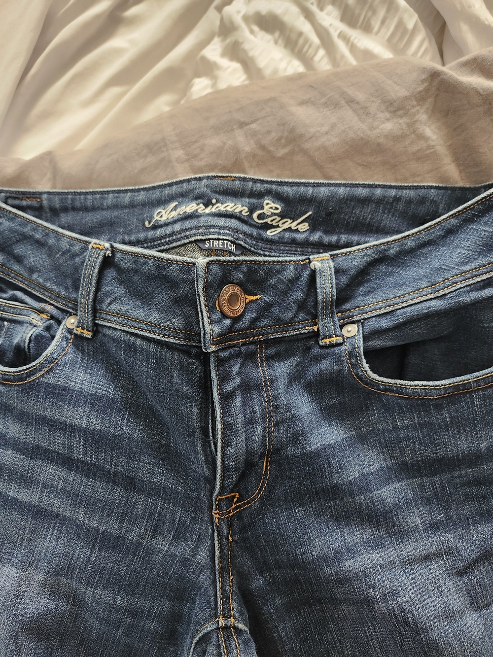 American Eagle Outfitters Men’s Blue Stretch Jeans